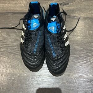 Adidas Mens Rare Predator X FG G19958 Black Blue Soccer Cleats Shoes Sz 11.5